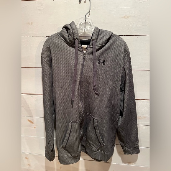 Under Armour men’s zip front hoodie, size 2XL, big and tall, see photos, gray - Picture 1 of 8